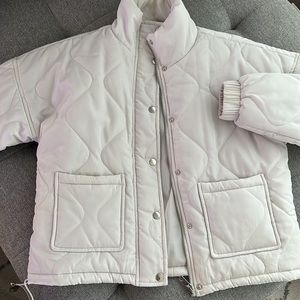 ASOS cropped puffer jacket